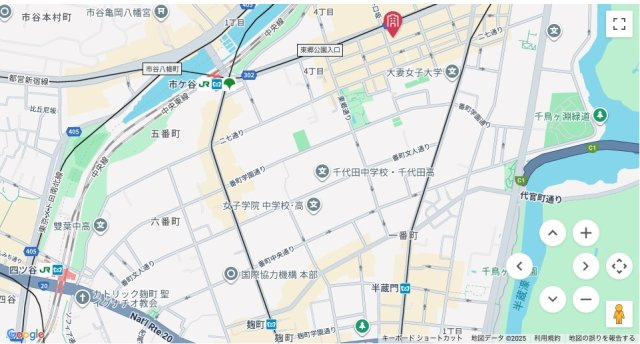 【地図】 | ★仲介手数料無料★マートルコート麹町（市ヶ谷駅近で、大変利便性の高い立地の大型ファミリーレジデンス）
