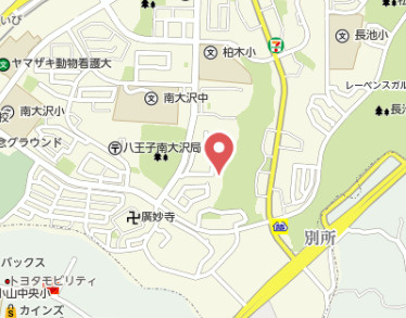 祝：成約済み　グリーンメゾン南大沢１３－１７号棟　八王子市　中古マンションの地図|～仲介手数料無料☆八王子ひなた不動産～グリーンメゾン南大沢