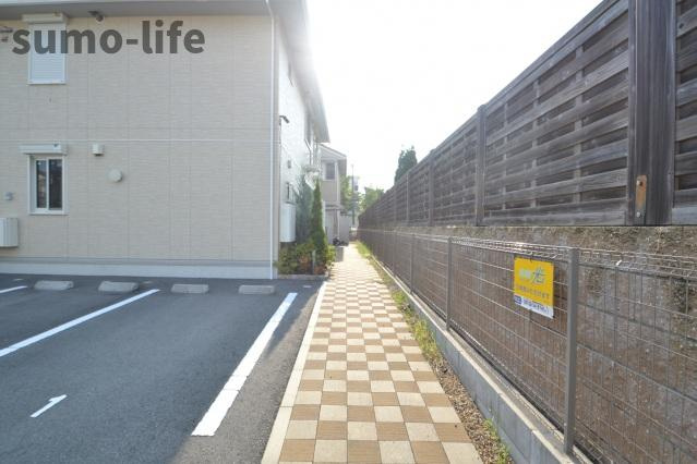 カサヴェールB棟のエントランス