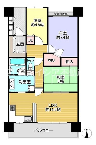 【間取り】 | トーカンジェネラス香里丘ステラシティ