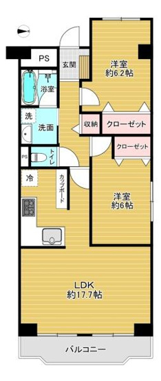 【間取り】 | コープ野村森之宮