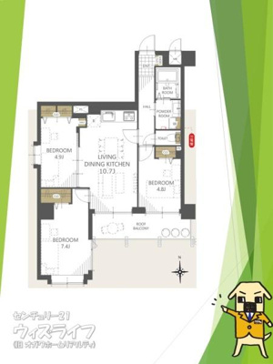 【その他】 | サンリット大袋 | ●間取図●