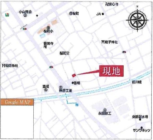 豊川第73桜町　全4棟・3号棟のその他|交通アクセス図です。