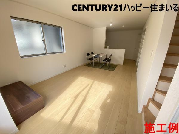 安城市美園町　全12区画・G号棟の居間・リビング|施工例