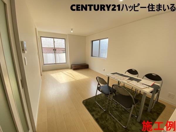 安城市美園町　全12区画・G号棟の居間・リビング|施工例