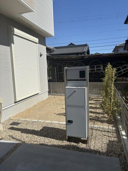 碧南市宮町6丁目第1期　全2棟・2号棟の庭|遊びやＢＢＱなど、想像が膨らむお庭。