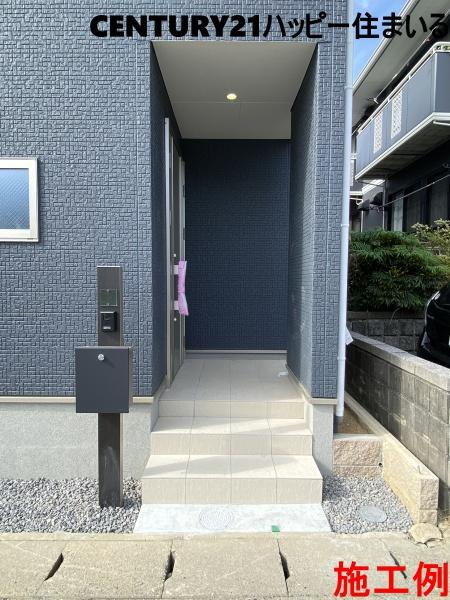 安城市美園町　全12区画・H号棟の玄関|施工例