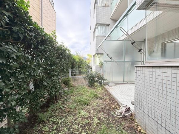 綱島シティハウスの庭|家庭菜園・ガーデニングなど、多用途利用の広いお庭です！！
