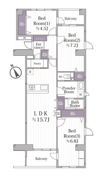 シンフォニックヒルズふれあいの街２４・６号棟