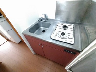 【キッチン】 | レオパレスＡＮＮＥＸシャルム | ガスコンロ設置・シングルレバー