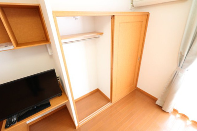 【内装】 | レオパレスブーゲンビリア | 大型クローゼットにより女性の方でも収納が安心