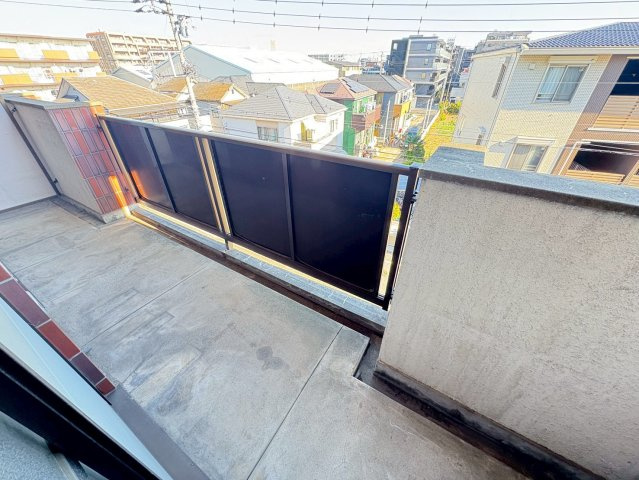 エクセレント丸太のバルコニー