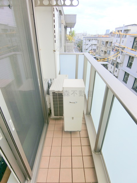 レザン池上のバルコニー|物干し金具付きバルコニー　