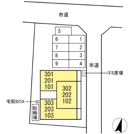 【区画図】 | D-resena大橋Ⅰ