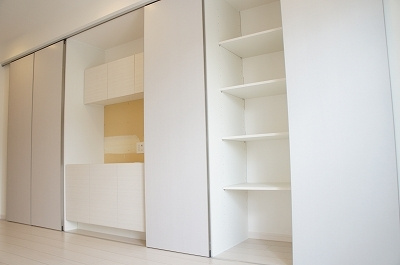 リブリ・ルームス弁天3の収納|収納のためのスペースです