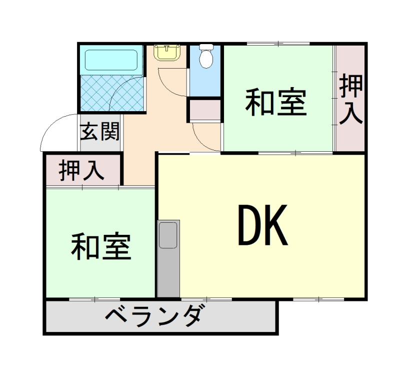 グランディア灘南通の間取り
