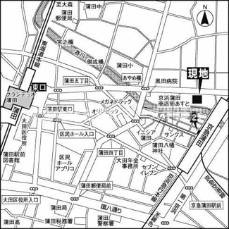 【地図】 | ル・サンクアイリスタワー　は三都市アース中延店へお任せください！　ご内覧可能なお部屋は物件現地お待ち合わせご案内可能です！
