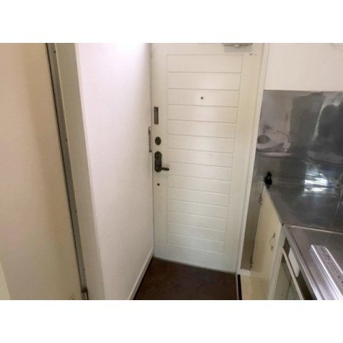 清水ハイツの玄関|きれいな玄関です