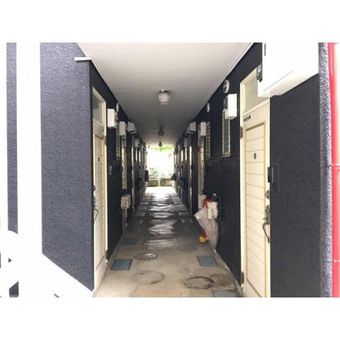 清水ハイツのロビー