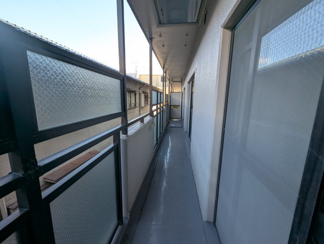 ヴィラ大鹿のバルコニー