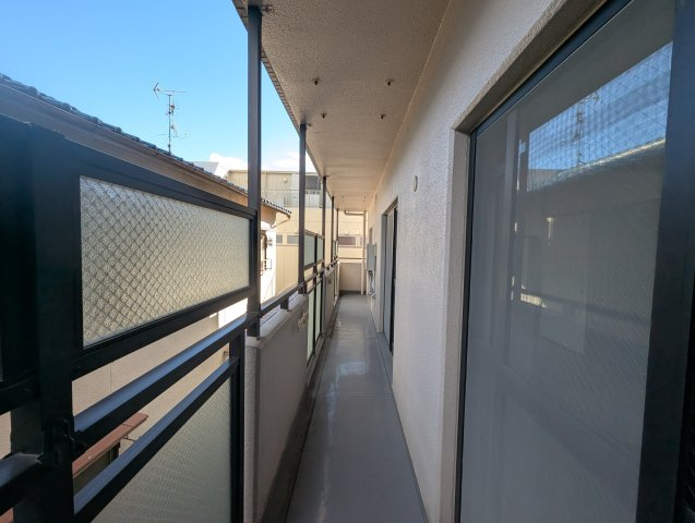 ヴィラ大鹿のバルコニー