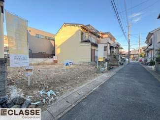 【前面道路含む現地写真】 | 伏見区淀木津町　売土地　建築条件無し