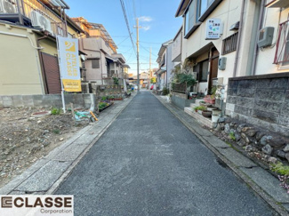 【前面道路含む現地写真】 | 伏見区淀木津町　売土地　建築条件無し