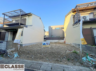 【前面道路含む現地写真】 | 伏見区淀木津町　売土地　建築条件無し