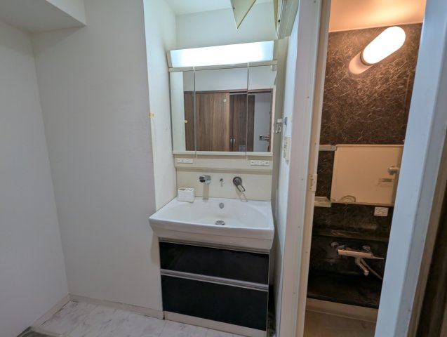 サンセール伊丹の独立洗面台