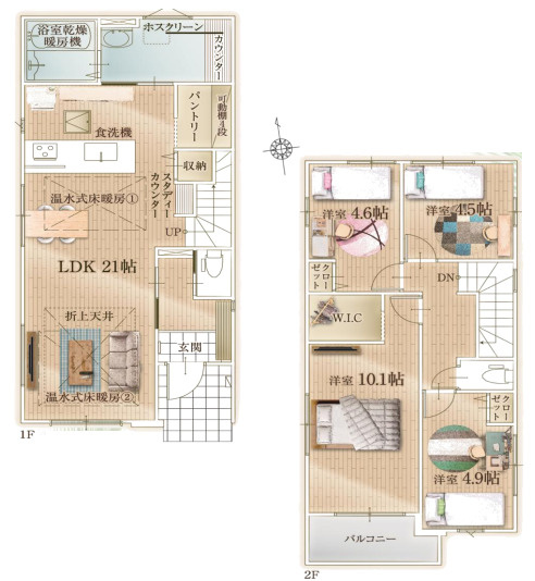 茅ヶ崎市東海岸南2期　新築戸建　全2棟2号棟