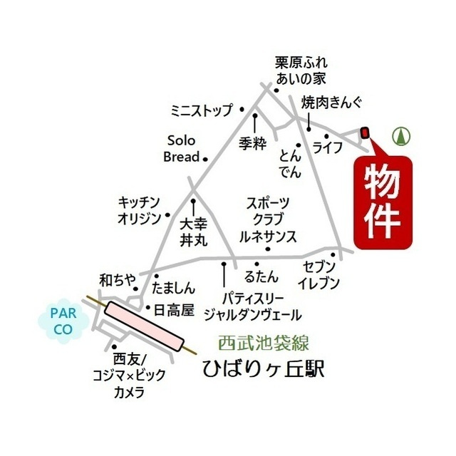 ライフピアセフィーロの外観|地図