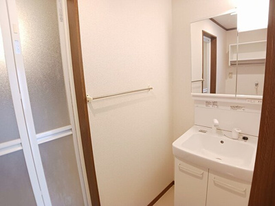 【洗面所】 | グリーンコート柿内 | コンパクトで使いやすい洗面所