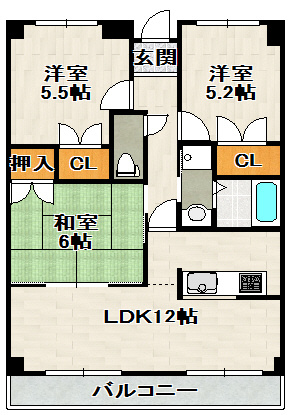 REIWA宝塚の間取り