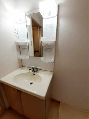 【洗面所】 | ロイヤル小林 | 広い洗面スペース