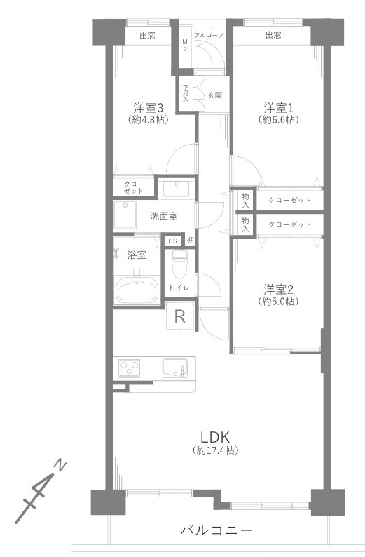 ファミールガーデン大宮宮原B館