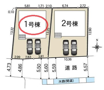 【区画図】 | クレイドルガーデン天理市前栽町第４ | 区画図