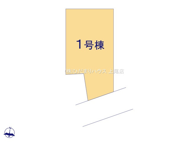 鴻巣市鎌塚　新築戸建　リーブルガーデン01の区画図