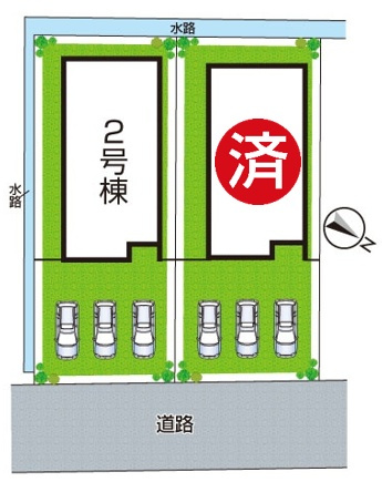 加東市多井田　第3期　新築一戸建ての区画図|全2区画