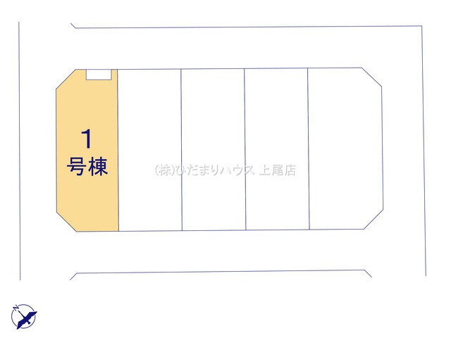 西区佐知川第2　新築戸建　リーブル01の区画図