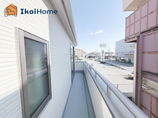明石市貴崎4丁目　4期　2号棟　新築戸建のバルコニー|【ホームページに現地動画掲載中】●年中無休：当日予約可●バルコニーには屋根はございません！