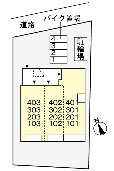Ｌｅ　Ｌｉｅｎ（ルリアン）　絆の区画図