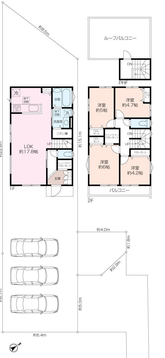 VerGarden舟倉1丁目全3棟　3号棟の画像