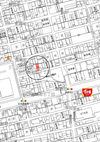 土地　香取町1丁目の地図