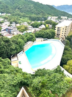 【展望】 | マンション　ロワジール伊豆一碧壱番館　Bタイプ | 屋外プールも有り夏休みにはお子様も喜びます。