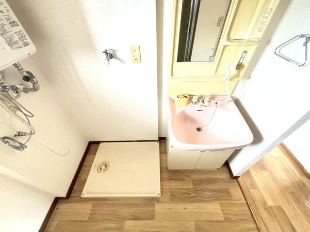 聖ソレアードA棟の洗面所