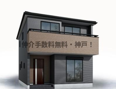 【外観】 | 明石市貴崎4丁目　新築戸建2号棟　仲介手数料無料！ | 明石市貴崎4　新築2号棟　仲介手数料無料！