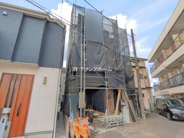 所沢市若狭4丁目・全1棟　新築一戸建　～3階建て～の外観|現地写真（2026年5月26日撮影）