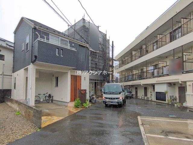 所沢市若狭4丁目・全1棟　新築一戸建　～3階建て～の前面道路含む現地写真|現地写真（2026年5月1日撮影）