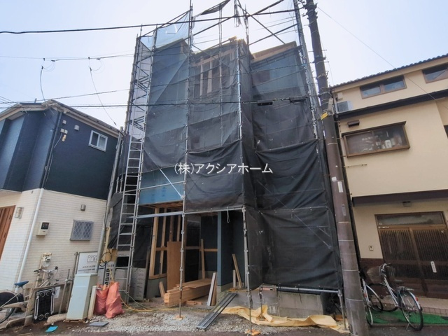 所沢市若狭4丁目・全1棟　新築一戸建　～3階建て～の外観|現地写真（2026年3月13日撮影）