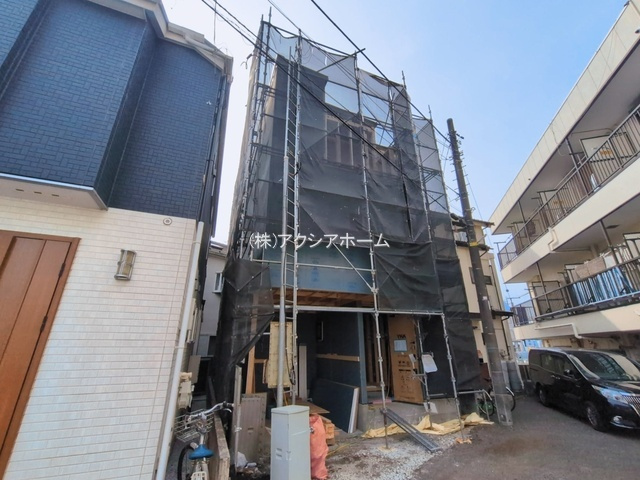 所沢市若狭4丁目・全1棟　新築一戸建　～3階建て～の外観|現地写真（2026年3月13日撮影）